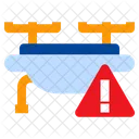 Drone Technical Warning  Icon