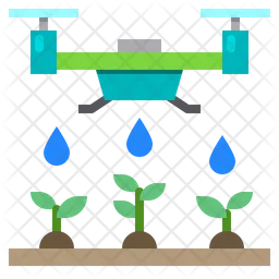 Drone Watering  Icon