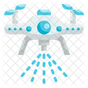 Drone Watering Fly Watering Drone Icon