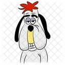 Droopy Dog Sad Droopy Angry Droopy Icon