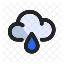 Weather Cloud Drop Icon
