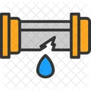 Drop Leaking Pipe Icon