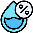 Drop Water Percent Icon