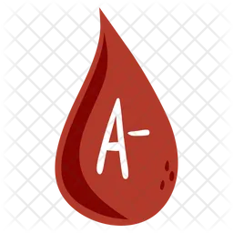 Drop Blood Type A Minus  Icon