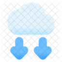 Drop Cloud  Icon