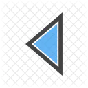 Drop Left Triangle Left Icon