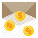 Drop Money Mail Icon