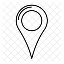 Stecknadel fallen lassen  Symbol