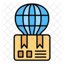 Parachute Shipping Package Icon