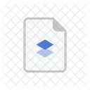 Dropbox-Datei  Symbol