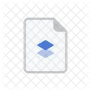 Document Paper Dropbox Icon