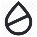 Droplet Half Drop Water Icon
