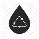 Droplet Recycling Conservation Icon