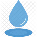 Aqua Drop Water Icon