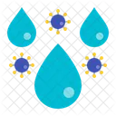 Droplet Monkeypox Disease Icon