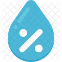 Droplet Percent Percent Water Icon