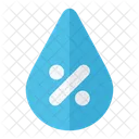 Droplet Percent Degree Rain Icon
