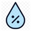 Droplet Percent  Icon
