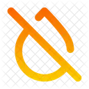 Droplet Slash Icon