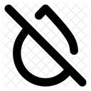 No Color No Ink Water Icon