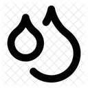 Rain Water Drops Icon