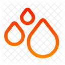 Droplets Rain Water Icon