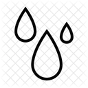 Droplets Blood Rain Icon
