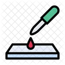 Dropper Blood Test Icon