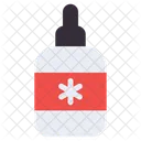 Dropper Drops Bottle Medicine Icon