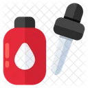 Dropper Bottle Drops Cosmetic Icon