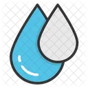 Drops Water Raining Icon