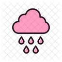 Drops Rain Weather Icon