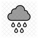 Drops Rain Weather Icon