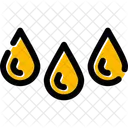 Drops Liquid Water Icon