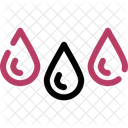 Drops Liquid Water Icon