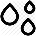 Drops Droplets Blood Icon