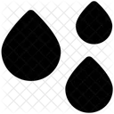 Drops Droplets Blood Icon