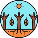 Drought Crop Damage Tree Crop Damage Icon