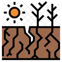Drought Climate Change Arid Icon