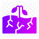 Drought Desertification Global Warming Icon