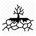 Drought Land Desert Barren Icon