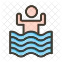 Help Drowning Water Icon