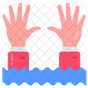 Drowning Sinking Engulfing Icon