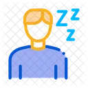 Man Dream Drowsiness Icon