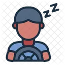 Drowsy Driving  Icon