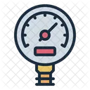 Druck Manometer Gas Icon