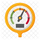 Druck Dashboard Pfeil Icon