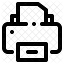 Drucken Drucker Papier Symbol