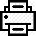 Drucken Drucker Papier Symbol