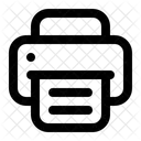 Drucken Drucker Fax Symbol